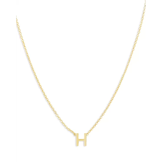 Budget 🔔 Moon & Meadow 14K Yellow Gold Initial Pendant Necklace 🔔 12 Budget 🔔 Moon & Meadow 14K Yellow Gold Initial Pendant Necklace 🔔 - Image 11