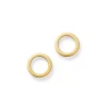 New 💯 Moon & Meadow Open Circle Stud Earrings In 14K Yellow Gold - 100% Exclusive 🥰 -Moon Sales Store unnamed file 110