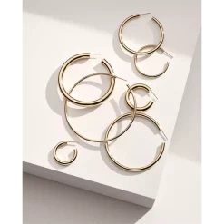 Top 10 🧨 Moon & Meadow 14K Yellow Gold Katie Hoop Earrings 👍 -Moon Sales Store unnamed file 123