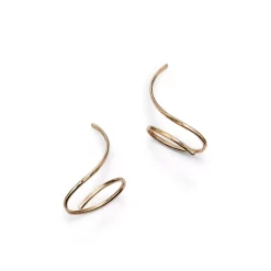 Outlet 🧨 Moon & Meadow Wire Climber Earrings In 14K Yellow Gold - 100% Exclusive 😀 -Moon Sales Store unnamed file 130