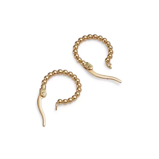 Best Sale ✨ Moon & Meadow Beaded Hoop Earrings In 14K Yellow Gold - 100% Exclusive 🌟 7 Best Sale ✨ Moon & Meadow Beaded Hoop Earrings In 14K Yellow Gold - 100% Exclusive 🌟 - Image 5