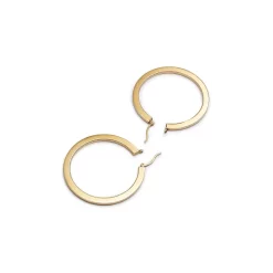 Buy 🤩 Moon & Meadow Flattened Hoop Earrings In 14K Yellow Gold - 100% Exclusive 🔔 -Moon Sales Store unnamed file 149