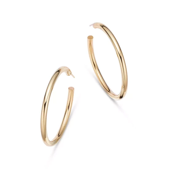 Cheap 👍 Moon & Meadow 14K Yellow Gold Kendall Hoop Earrings 🥰 5 Cheap 👍 Moon & Meadow 14K Yellow Gold Kendall Hoop Earrings 🥰 - Image 3