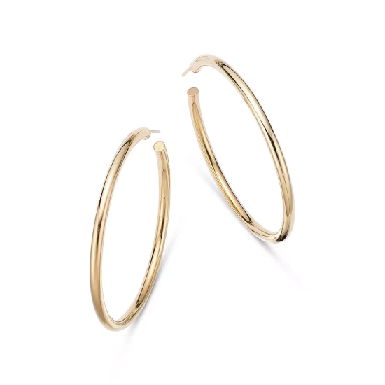 Cheap 👍 Moon & Meadow 14K Yellow Gold Kendall Hoop Earrings 🥰 6 Cheap 👍 Moon & Meadow 14K Yellow Gold Kendall Hoop Earrings 🥰 - Image 4