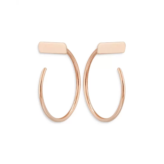 Best Sale ๐ Moon & Meadow Simple Bar Hoop Earrings In 14K Rose Or White Gold - 100% Exclusive โจ 3 Best Sale ๐ Moon & Meadow Simple Bar Hoop Earrings In 14K Rose Or White Gold - 100% Exclusive โจ