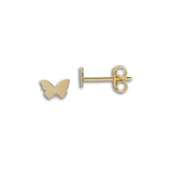 Best Sale 🥰 Moon & Meadow 14K Yellow Gold Butterfly Stud Earrings - 100% Exclusive ❤️