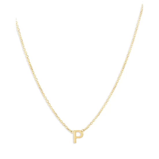 Budget 🔔 Moon & Meadow 14K Yellow Gold Initial Pendant Necklace 🔔 18 Budget 🔔 Moon & Meadow 14K Yellow Gold Initial Pendant Necklace 🔔 - Image 17