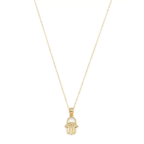 Outlet β Moon & Meadow Hamsa Hand Pendant Necklace In 14K Yellow Gold, 16" - 100% Exclusive 𧨠3 Outlet β Moon & Meadow Hamsa Hand Pendant Necklace In 14K Yellow Gold, 16" - 100% Exclusive π§¨