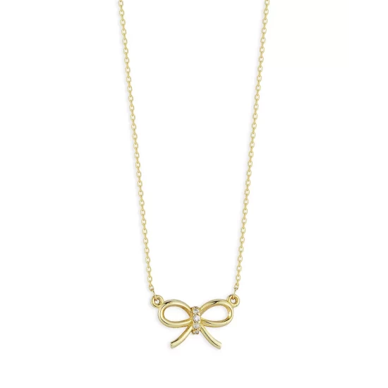 Best Pirce ๐ฅฐ Moon & Meadow 14K Yellow Gold & Diamond Bow Pendant Necklace, 18" - 100% Exclusive ๐ฏ 3 Best Pirce ๐ฅฐ Moon & Meadow 14K Yellow Gold & Diamond Bow Pendant Necklace, 18" - 100% Exclusive ๐ฏ