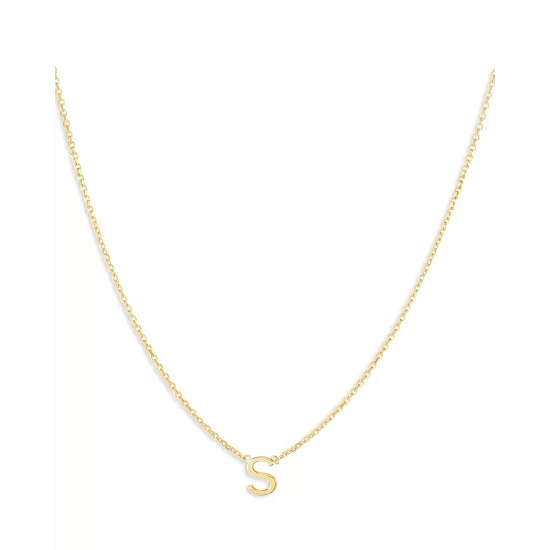 Budget 🔔 Moon & Meadow 14K Yellow Gold Initial Pendant Necklace 🔔 20 Budget 🔔 Moon & Meadow 14K Yellow Gold Initial Pendant Necklace 🔔 - Image 19