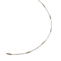 Outlet 💯 Moon & Meadow Bar Station Necklace In 14K Yellow Gold, 16" - 100% Exclusive 💯 -Moon Sales Store unnamed file 180
