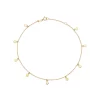 New 😀 Moon & Meadow Disk Charm Ankle Bracelet In 14K Yellow Gold - 100% Exclusive ❤️ -Moon Sales Store unnamed file 185