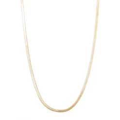 Cheapest 💯 Moon & Meadow 14K Yellow Gold Herringbone Chain Necklace, 16" - 100% Exclusive 🥰