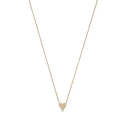 Best Sale 🥰 Moon & Meadow 14K Yellow Gold Diamond Heart Pendant Necklace, 18" - 100% Exclusive 🧨 -Moon Sales Store unnamed file 208