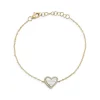 Best deal ✨ Moon & Meadow 14K Yellow Gold Stone Heart & Diamond Bracelet Collection White ❤️ -Moon Sales Store unnamed file 211