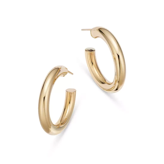 New ๐ Moon & Meadow 14K Yellow Gold Michelle Hoop Earrings ๐ฅฐ 3 New ๐ Moon & Meadow 14K Yellow Gold Michelle Hoop Earrings ๐ฅฐ