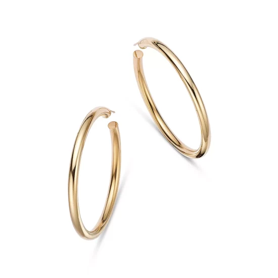 New ๐ Moon & Meadow 14K Yellow Gold Michelle Hoop Earrings ๐ฅฐ 4 New ๐ Moon & Meadow 14K Yellow Gold Michelle Hoop Earrings ๐ฅฐ - Image 2