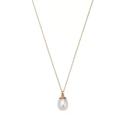 Outlet ๐ Moon & Meadow 14K Yellow Gold Freshwater Pearl Pendant Necklace, 18" ๐