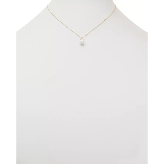 Outlet ๐ Moon & Meadow 14K Yellow Gold Freshwater Pearl Pendant Necklace, 18" ๐ 4 Outlet ๐ Moon & Meadow 14K Yellow Gold Freshwater Pearl Pendant Necklace, 18" ๐ - Image 2