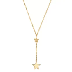 Best Pirce 🔥 Moon & Meadow 14K Yellow Gold Star Drop Pendant Necklace, 19" - 100% Exclusive 😍 -Moon Sales Store unnamed file 243