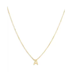 Moon Sales Store 8 Budget ๐ Moon & Meadow 14K Yellow Gold Initial Pendant Necklace ๐