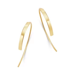 Wholesale ✔️ Moon & Meadow Bar Threader Earrings In 14K Yellow Gold - 100% Exclusive 🛒