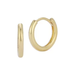 Discount ✨ Moon & Meadow 14K Yellow Gold Huggie Hoop Earrings 😀
