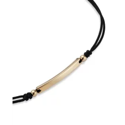 Best Pirce 🔔 Moon & Meadow 14K Yellow Gold Bar Cord Bracelet Pink 😉 -Moon Sales Store unnamed file 285