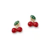 Top 10 🔥 Moon & Meadow 14K Yellow Gold Enamel Cherry Stud Earrings Red/gold ✔️ -Moon Sales Store unnamed file 291