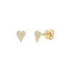 Buy ✔️ Moon & Meadow 14K Yellow Gold Diamond Heart Stud Earrings ⌛ -Moon Sales Store unnamed file 310