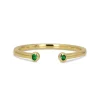 Best deal 😉 Moon & Meadow 14K Yellow Gold Emerald Cuff Ring Green/gold 😀 -Moon Sales Store unnamed file 316