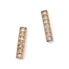 Buy 🛒 Moon & Meadow 14K Rose Gold Diamond Bar Stud Earrings ✨ -Moon Sales Store unnamed file 319