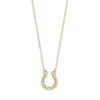 Deals 🎉 Moon & Meadow 14K Yellow Gold Diamond Horseshoe Pendant Necklace, 16" - 100% Exclusive 🌟