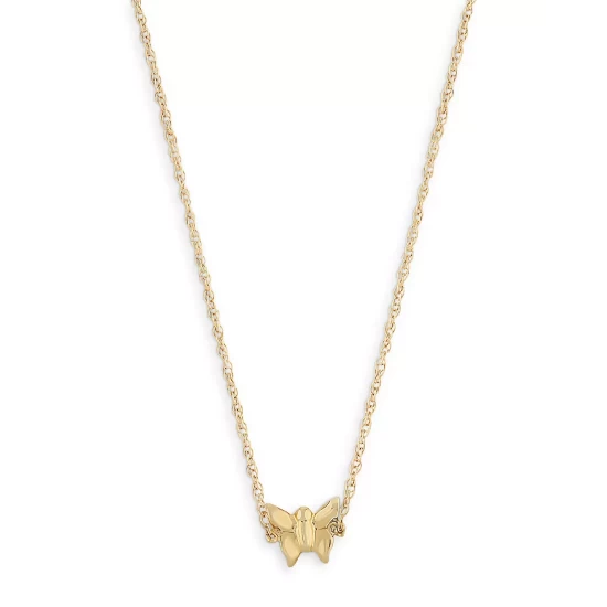 Hot Sale ๐ Moon & Meadow 14K Yellow Gold Butterfly Pendant Necklace, 18" ๐ 3 Hot Sale ๐ Moon & Meadow 14K Yellow Gold Butterfly Pendant Necklace, 18" ๐
