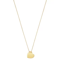 Brand new ⭐ Moon & Meadow Heart Pendant Necklace In 14K Yellow Gold, 18" - Exclusive 😍