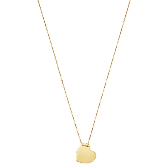 Brand new ⭐ Moon & Meadow Heart Pendant Necklace In 14K Yellow Gold, 18" - Exclusive 😍 3 Brand new ⭐ Moon & Meadow Heart Pendant Necklace In 14K Yellow Gold, 18" - Exclusive 😍