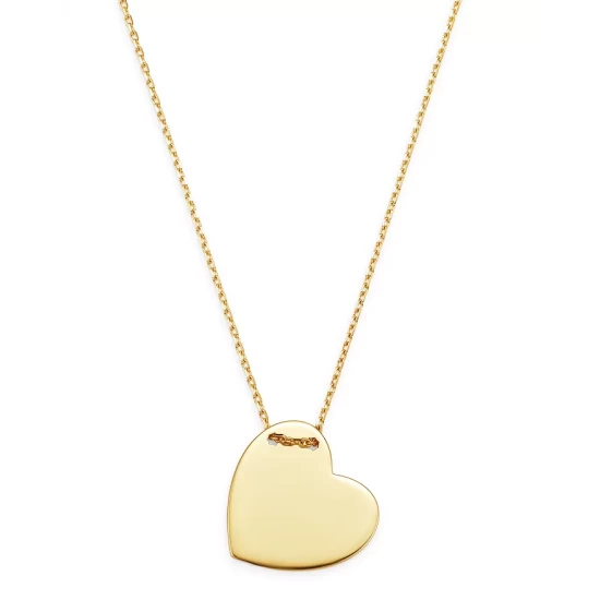Brand new ⭐ Moon & Meadow Heart Pendant Necklace In 14K Yellow Gold, 18" - Exclusive 😍 5 Brand new ⭐ Moon & Meadow Heart Pendant Necklace In 14K Yellow Gold, 18" - Exclusive 😍 - Image 3