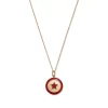 Cheap 🌟 Moon & Meadow 14K Yellow Gold Enamel Star Medallion Pendant Necklace, 18" - 100% Exclusive Red/gold 🎁 -Moon Sales Store unnamed file 357