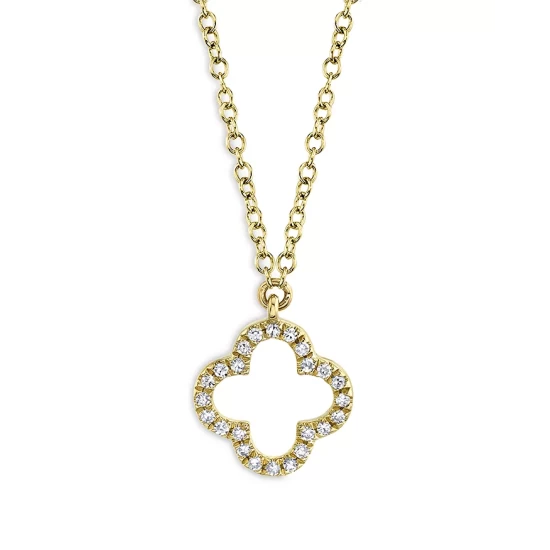 Wholesale 🎁 Moon & Meadow 14K Yellow Gold Diamond Clover Pendant Necklace, 18" - 100% Exclusive ⭐ 3 Wholesale 🎁 Moon & Meadow 14K Yellow Gold Diamond Clover Pendant Necklace, 18" - 100% Exclusive ⭐