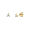 Budget 🔔 Moon & Meadow 14K Yellow Gold Diamond Mini Cluster Stud Earrings - 100% Exclusive 😀 -Moon Sales Store unnamed file 370