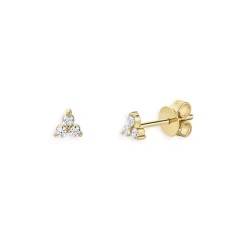 Budget 🔔 Moon & Meadow 14K Yellow Gold Diamond Mini Cluster Stud Earrings - 100% Exclusive 😀