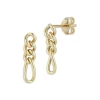 New 👏 Moon & Meadow Figaro Chain Drop Earrings In 14K Yellow Gold 🥰 -Moon Sales Store unnamed file 371