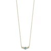 Buy 👏 Moon & Meadow 14K Yellow Gold Turquoise & Diamond Necklace, 16" - 100% Exclusive Blue/gold 🤩 -Moon Sales Store unnamed file 373