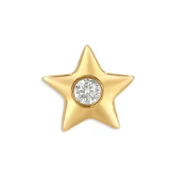 Best reviews of 🎉 Moon & Meadow 14K Yellow Gold Diamond Star Single Stud Earring 🔔