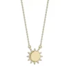 Promo 🎁 Moon & Meadow 14K Yellow Gold Diamond Sun Pendant Necklace, 16" - 100% Exclusive 🛒 -Moon Sales Store unnamed file 380