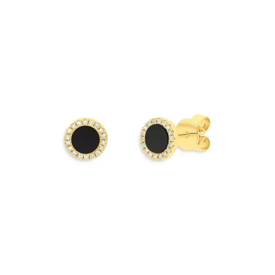 Cheap 🔥 Moon & Meadow 14K Yellow Gold Black Onyx Stud Earrings - 100% Exclusive Black/gold 😉 3 Cheap 🔥 Moon & Meadow 14K Yellow Gold Black Onyx Stud Earrings - 100% Exclusive Black/gold 😉