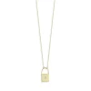 Promo 😉 Moon & Meadow Diamond Padlock Pendant Necklace In 14K Yellow Gold, 0.01 Ct. T.w. 🔥 -Moon Sales Store unnamed file 412