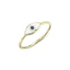 Best deal ✨ Moon & Meadow 14K Yellow Gold Enamel & Blue Sapphire Evil Eye Ring White/gold 🤩 -Moon Sales Store unnamed file 421