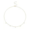 Buy ❤️ Moon & Meadow 14K Yellow Gold Diamond Dangle Statement Necklace, 16-18" - 100% Exclusive 🥰 -Moon Sales Store unnamed file 424