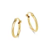 Best reviews of 🥰 Moon & Meadow 14K Yellow Gold Tiny Hoop Earrings ⌛
